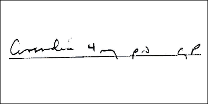 Illegible handwriting when prescribing a drug may cause a medication error